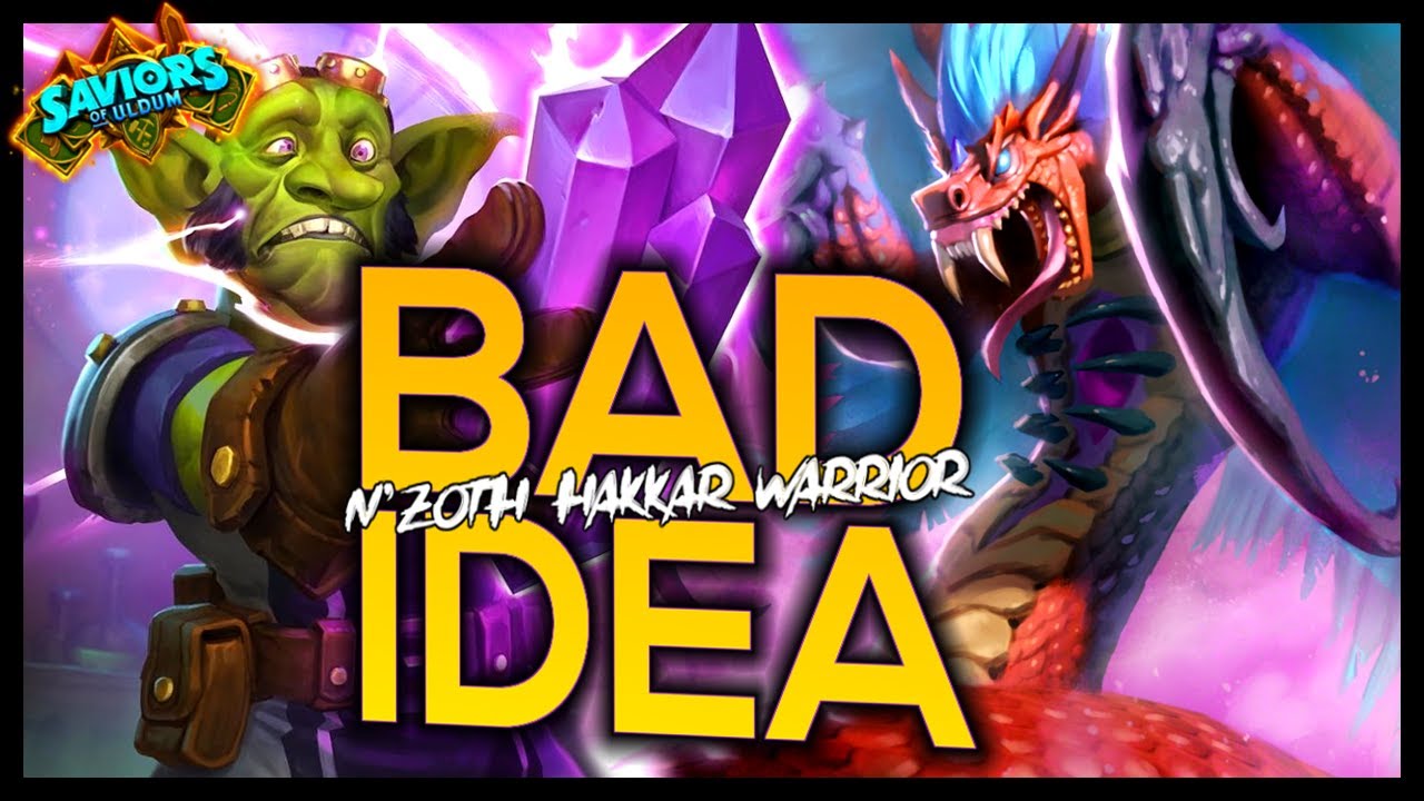 Myra's Unstable Element was a Bad Idea, Dude! | N'Zoth Warrior | Saviors of Uldum | Hearthstone
