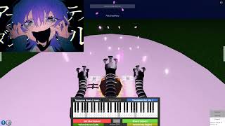 [ピアノ/piano] アブノーマリティ･ダンシンガール / Abnormality Dancing Girl - ぐちり(Guchiry) feat.flower | [Roblox Piano]