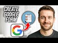 How To Create Google Form Survey Questionnaire