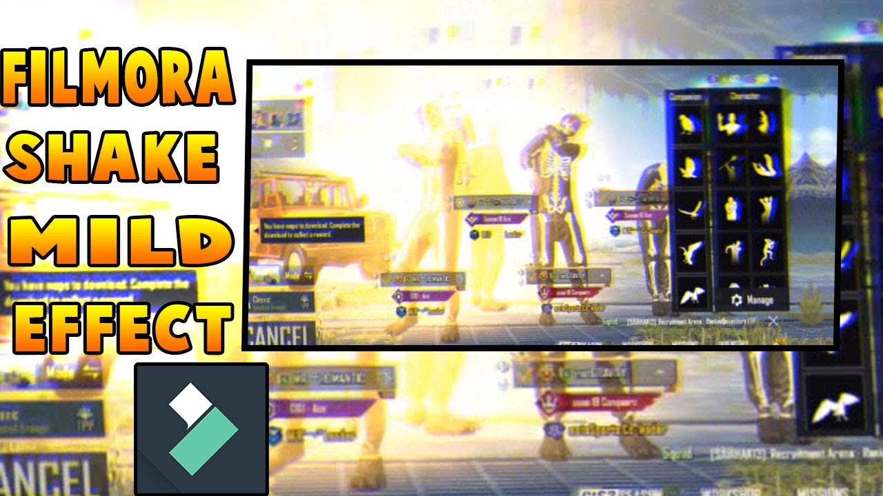 Shake Effect + Rotate + Filmora Full Activated | Shakes use BY 4lie |  Tutorial PUBG