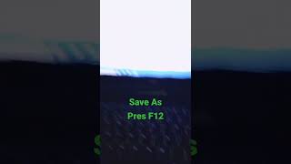 shortcut key to direct  open Save As dialog box #computer #shortcut #shortvideo #shortcutkeys