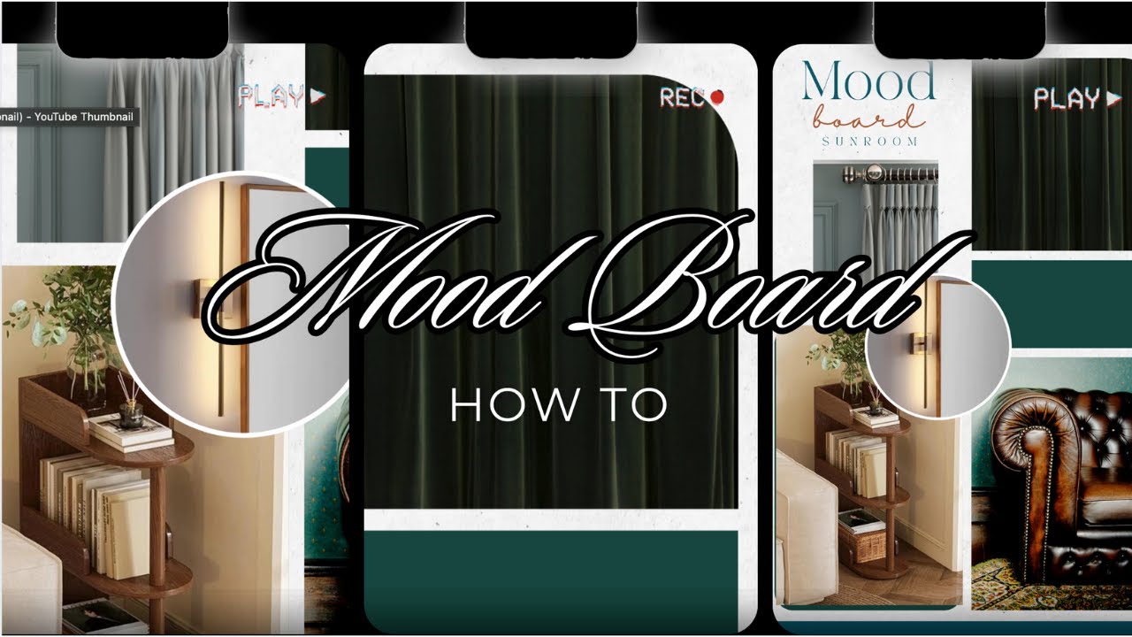 How To Make A Mood Board Using Canva - YouTube