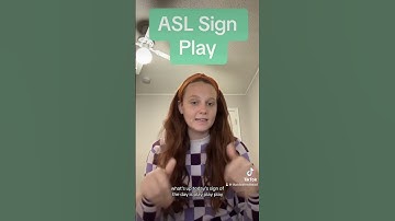Learn How To Sign Play in ASL for Beginners | American Sign Language #shorts