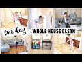 TWO DAY WHOLE HOUSE CLEAN WITH ME // CLEANING MOTIVATION // 2020