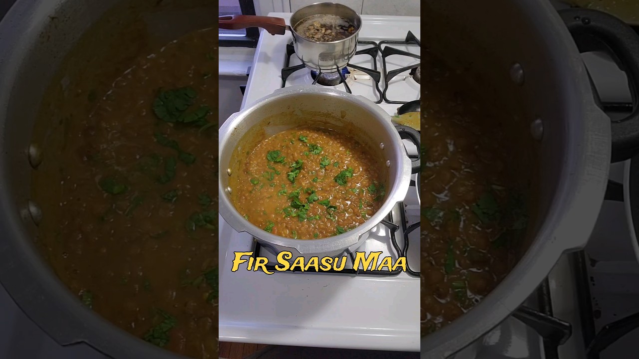 Saasu Maa Ki Ek Aur Recipe 😋( Malka Masoor Daal Recipe )#shorts #viral #trending  #recipe #america