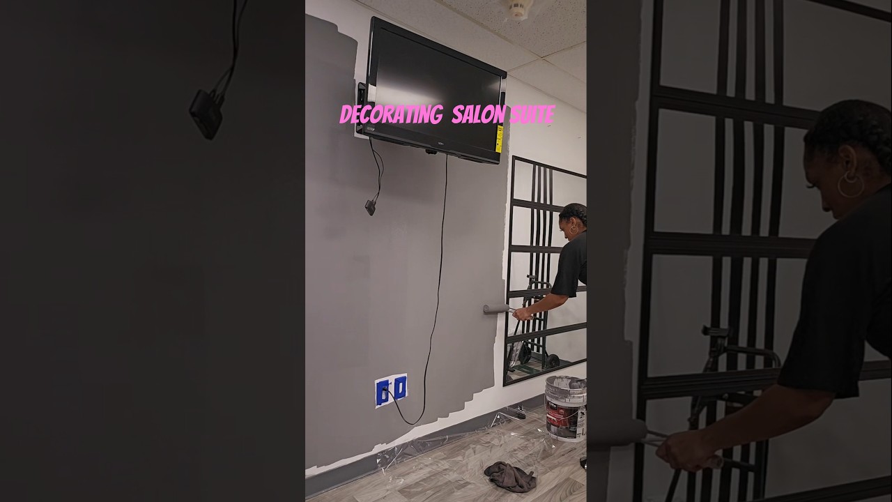 Adding some personality to my suite one wall at a time 🎨 What do y’all think I should add next?