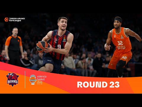 Baskonia Vitoria-Gasteiz-Valencia Basket | Round 23 Highlights | 2023-24 Turkish Airlines EuroLeague