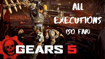 Gears 5 Tech Test - ALL NEW & OLD EXECUTIONS (So Far)