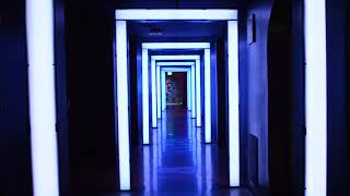 Light Installation by artist Collin Parson at Meow Wolf Convergence Station, Denver, CO