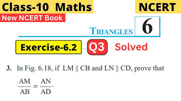 Class 10 Maths NCERT Chapter 6 Triangles Exercise 6.2 Question 3 Full Solved | #class10