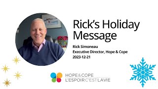 Rick's Holiday Message 2023