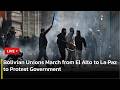 🔴LIVE: Bolivian Unions March from El Alto to La Paz to Protest Government | AC13
