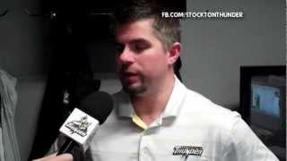 GAME DAY: Matt Thomas pregame interview vs. Ontario (3-16-13) Content