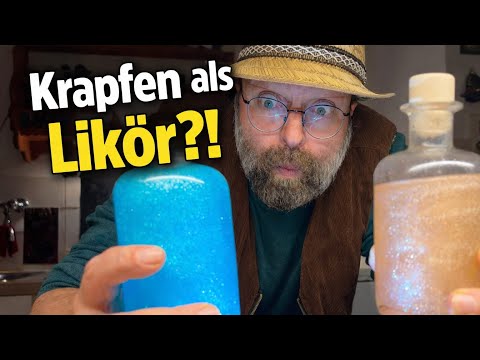 Donuts as liqueur?! 🤯 Make your own carnival liqueur (clear & shimmering)
