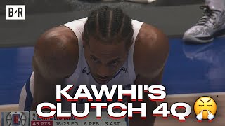Kawhi Leonard Goes Off In The Fourth Quarter vs. Mavs