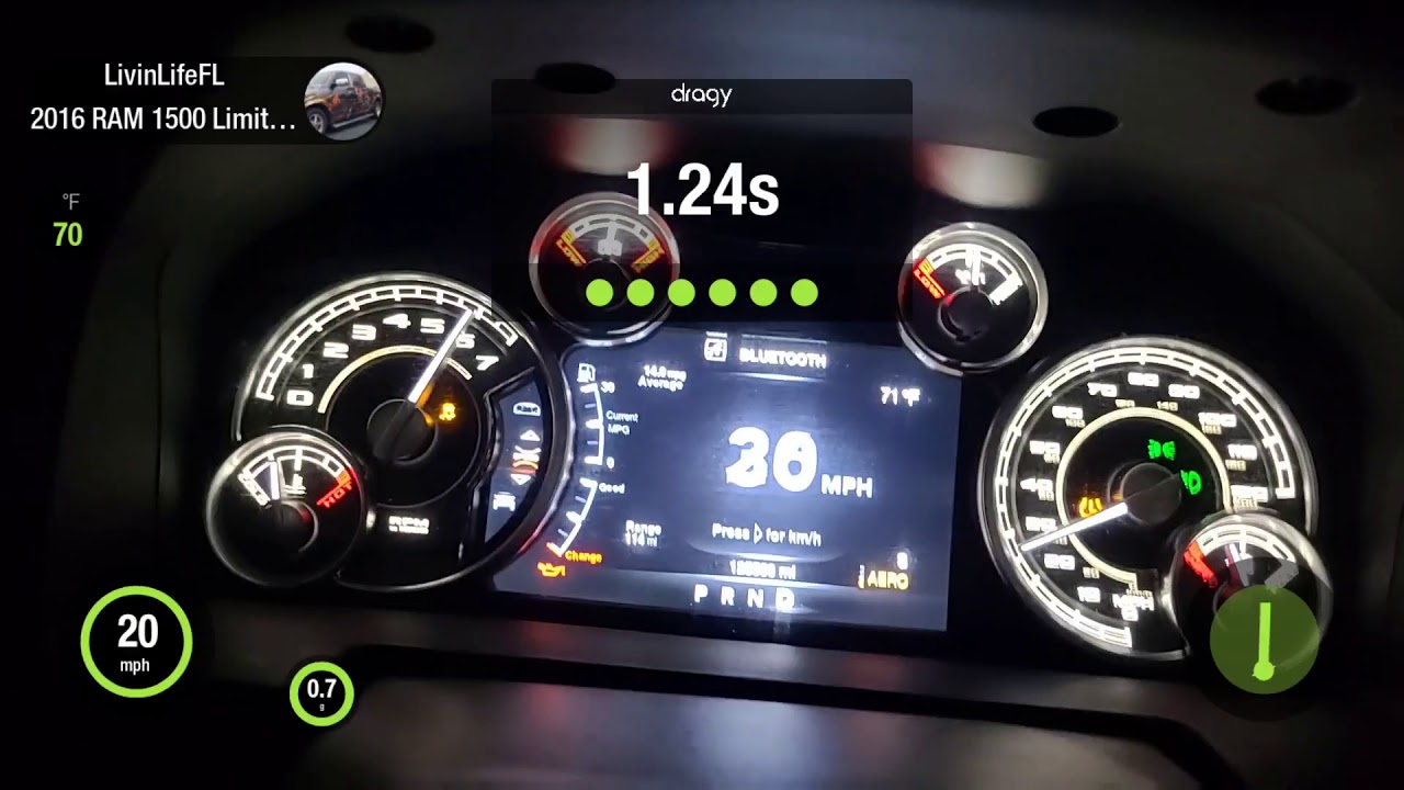 Cammed Crew Cab Ram 1/4 mile run