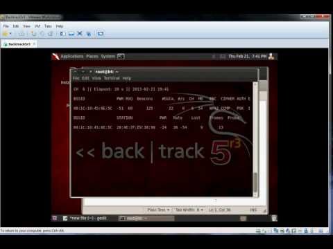 crack wpa2 with backtrack 5 r3 dictionary