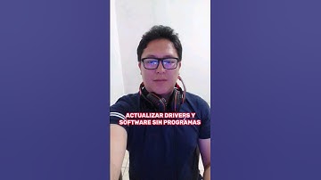 Como actualizar drivers y software sin programas en Windows #tipsinformatica #pcs #trucospc #tips