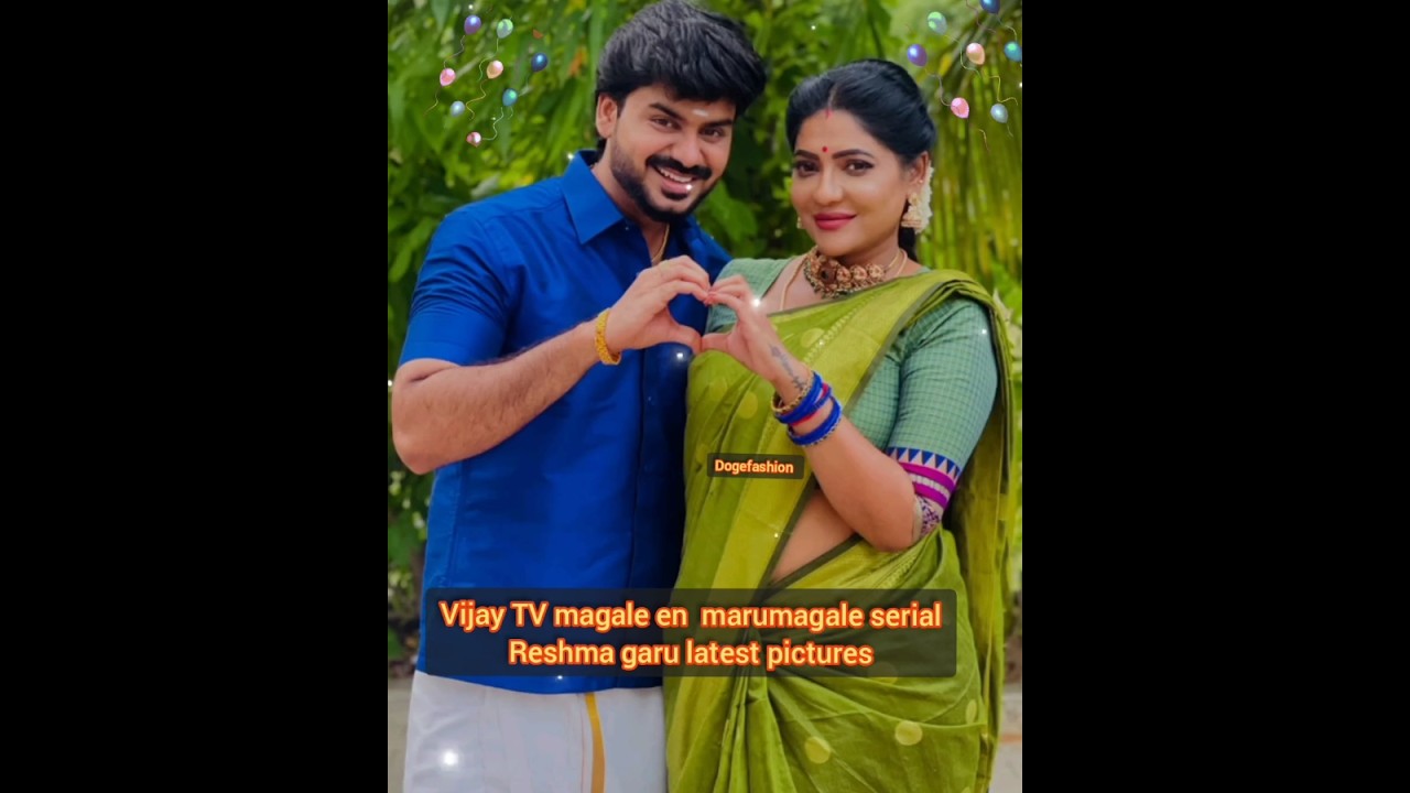 Vijay tv magale en marumagale serial Reshma garu latest pictures 