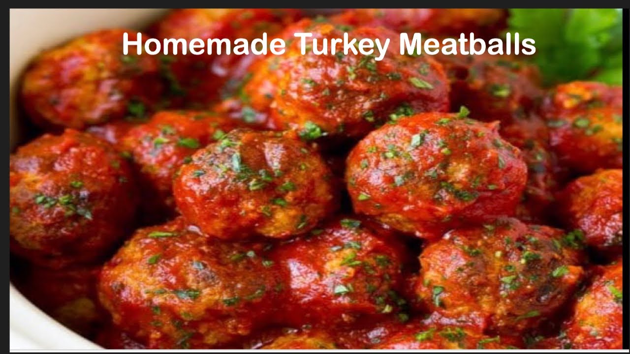 I MADE SOME AMAZING TURKEY MEATBALLS !! YouTube