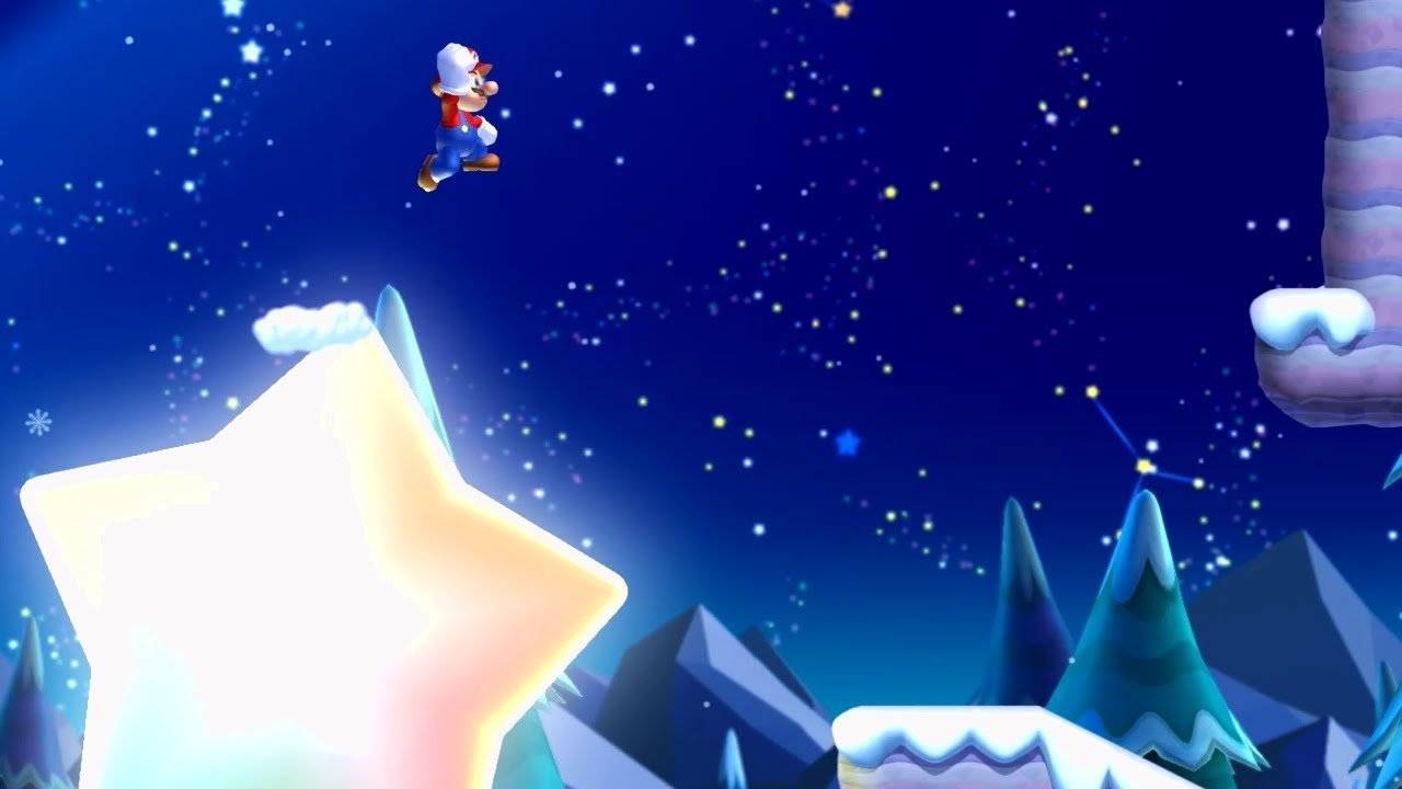 New Super Mario Bros. U Deluxe 100% Walkthrough  - World 4: Frosted Glacier (All Star Coins)