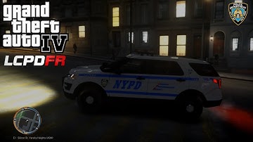 GTA IV LCPDFR 2025 NYPD 2019 Ford Police Interceptor Utility [PATROL]