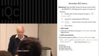 The Physics of Superconducting Devices - Anthony Leggett - Lecture #2 - 2014
