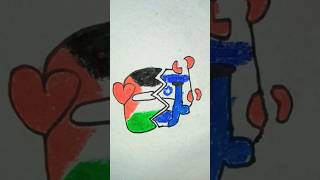 PALESTINE LAUGH AND ISRAEL CRY EMOJI DRAWING. #shorts #viralvideos #palestine #israel #emoji #tadart