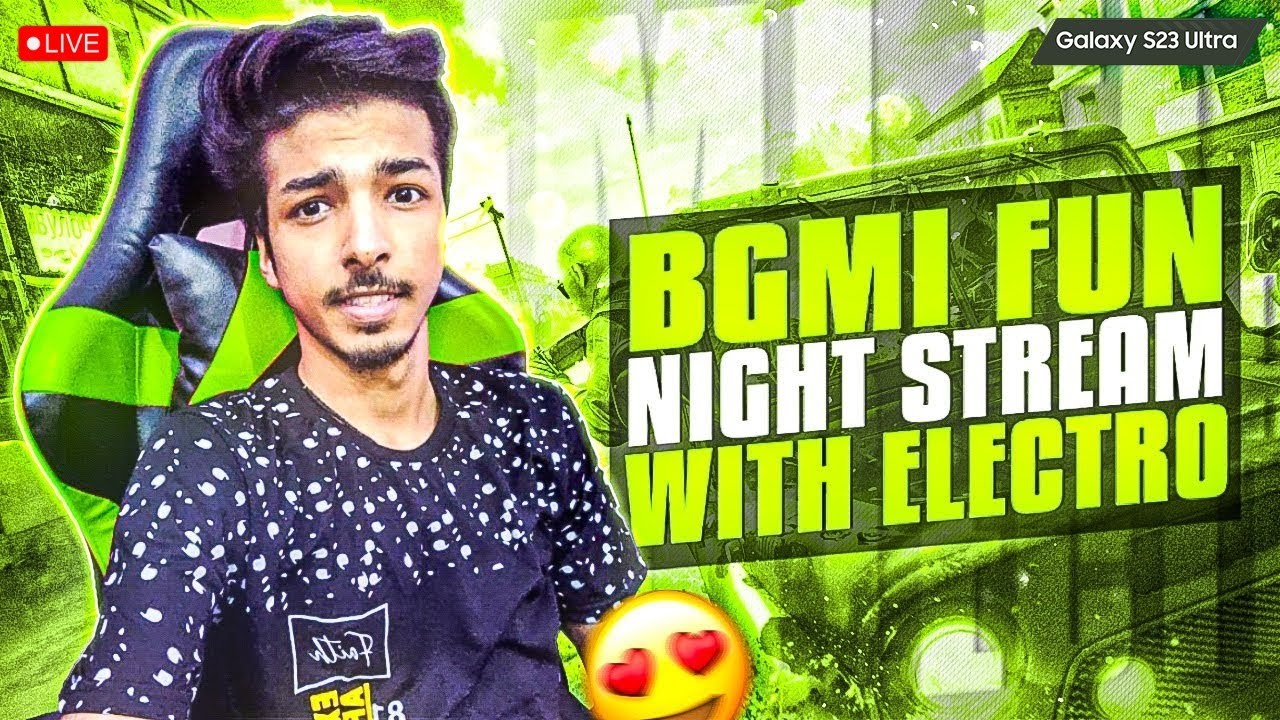 Night live stream I #PlayGalaxy I BGMI LIVE STREAM