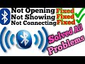 How to fix Bluetooth Not turning on Connectivity pairing problem solved in android