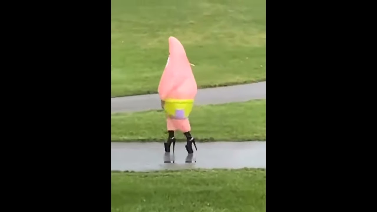 Stan Twitter Patrick Star Walking Outside In High Heel Boots While Hq720 2