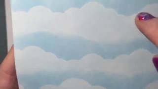 Easy pretty ink cloud background