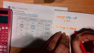 MyMaths Change as a percentage