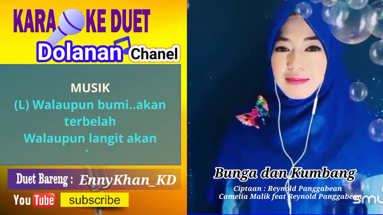 Bunga dan Kumbang Karaoke Smule feat EnnyKhan_KD