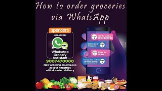 How To Order Groceries From Spencers Home Delivery | Spencer's Via What'sapp | #StayHome & #StaySafe screenshot 5