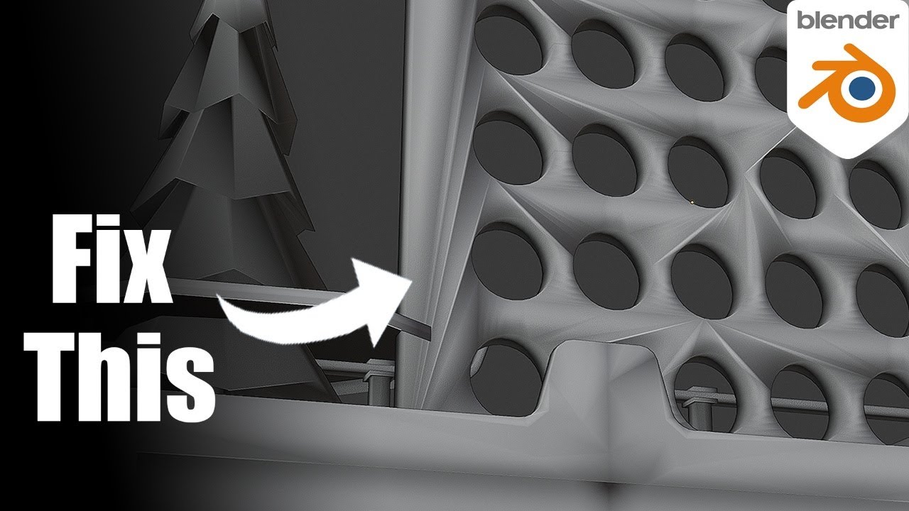 How to fix these weird shading issue in blender - YouTube