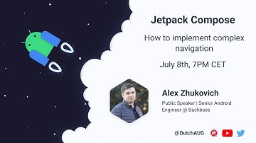 Jetpack Compose: Navigation with Alex Zhukovich