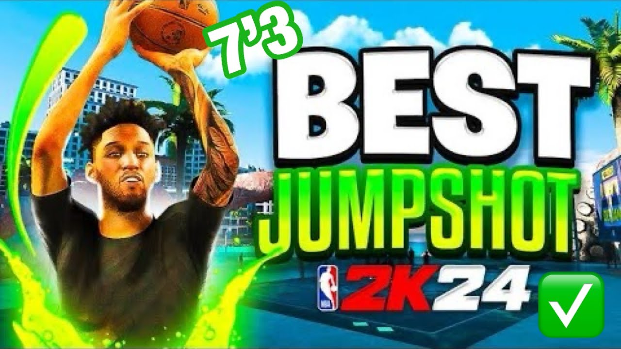 BEST BIG MAN JUMPSHOT FOR CENTERS 6’107’3 IN NBA 2K24 EASY GREEN