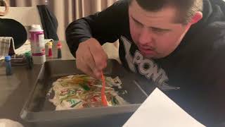 Celebrity Marbled Wrapping Paper Science Experiment Wealth