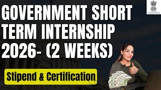 Government Short Term Internship 2026 | NHRC Internship with Stipend and Certification
