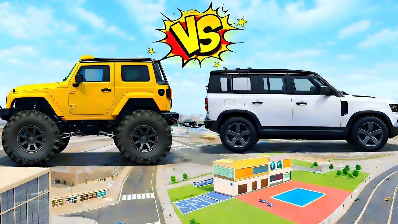 🎯Franklin Giant Defender VS Jack Giant Thar! 😱 in Indian Theft Auto Simulator 💥
