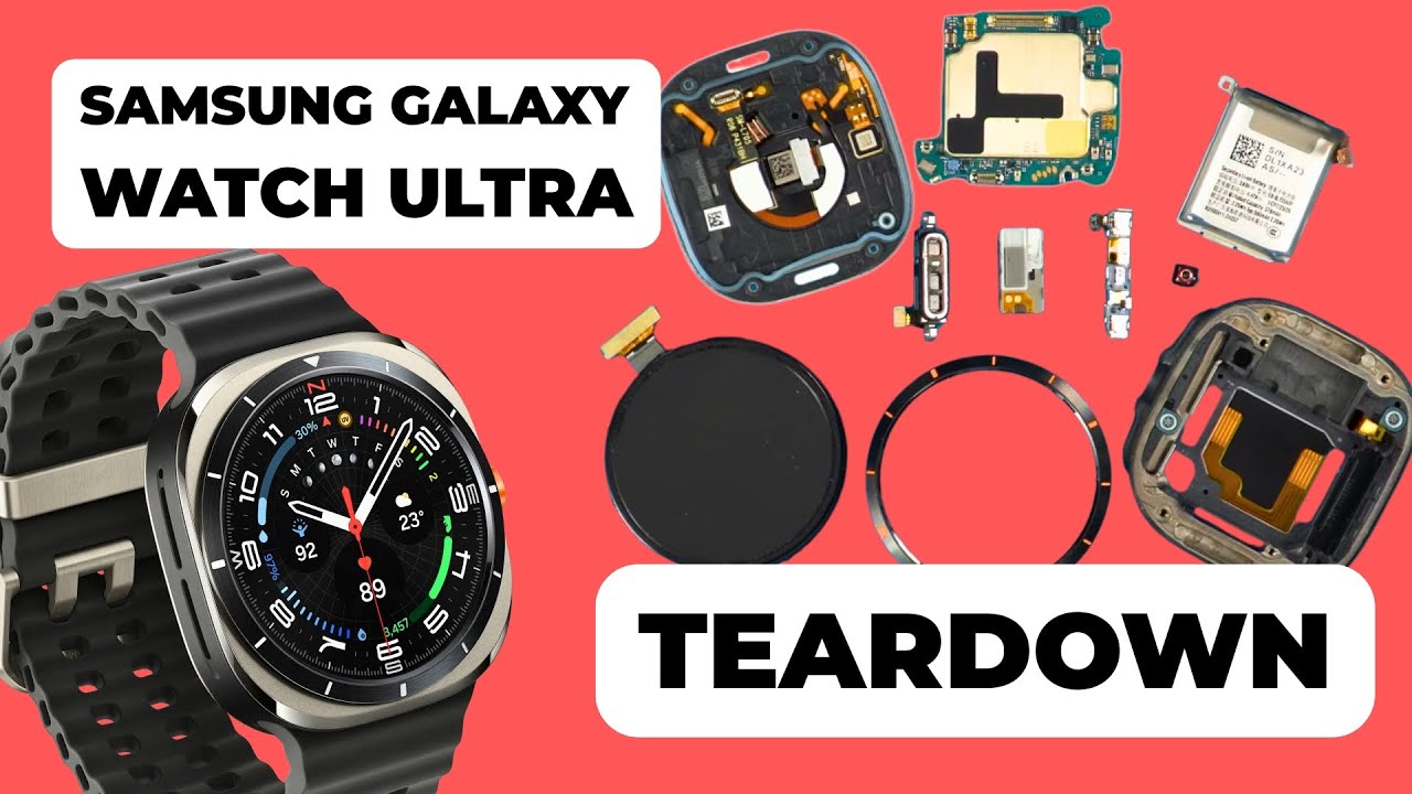 Samsung Galaxy Watch Ultra SM-L705U Teardown: A Comprehensive 