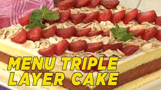 Cake tiga lapis enak yang menggoda | ALA CHEF