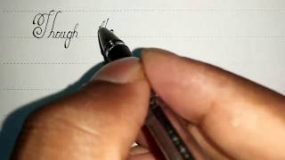 Ball pen handwriting | perfect calligraphy | Cursive lettering | CURSIVE WRITER