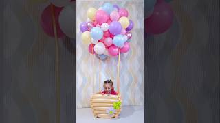HOT AIR BALLOON FROM BALLOONS 🎈 Easy DIY Balloon Decoration Tutorial