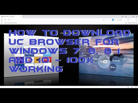 How To Download Uc Browser For Pc Laptops On Windows Xp 7 8 8 1