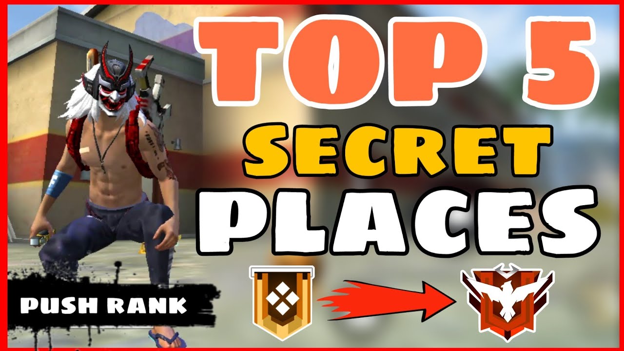 Top 5 Hidden/Secret Place New Players Free Fire -4G Gamers