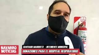 Donaciones para el Hospital. Santiago Maggiotti