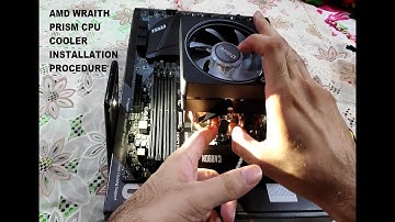 How to Install AMD Wraith Prism RGB CPU Cooler [ Ryzen 3700x ] Beginner Friendly