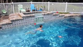 Cameron Nolan swimming like a champ!